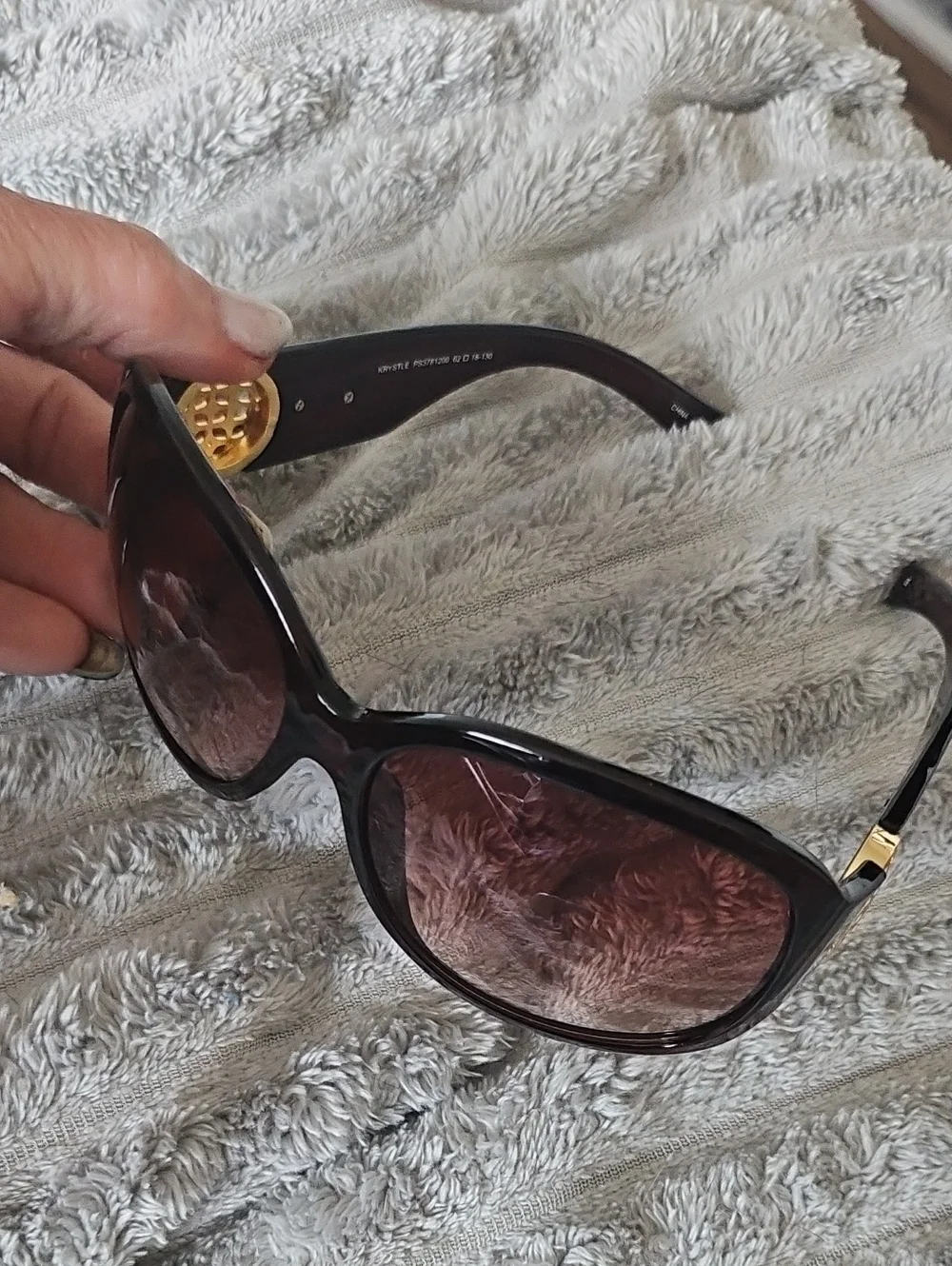 Fossil oversized butterfly or modified wrap sunglasses Vintage And RARE!!!